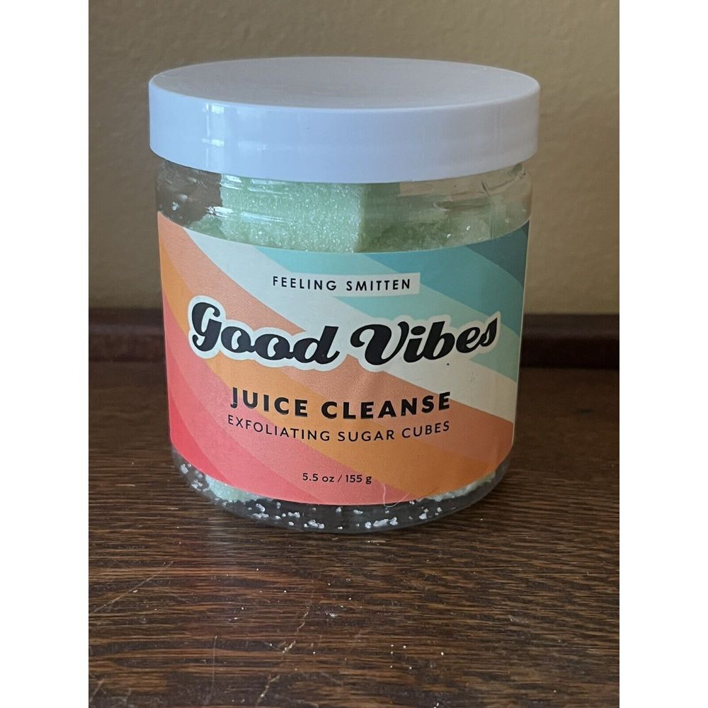 Juice Cleanse Exfoliating Sugar Cubes Scrub 5.3‎ oz NEW